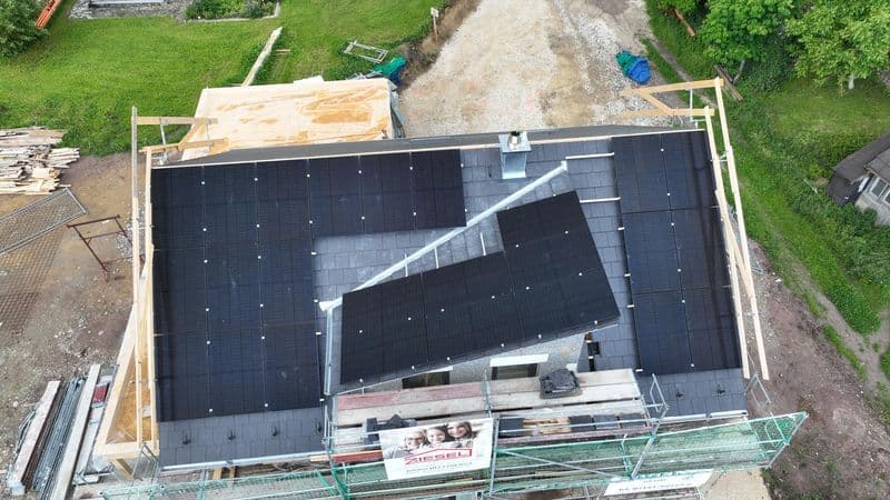 Neubau mit Photovoltaik